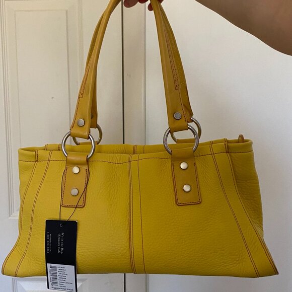 Banana Yellow East-West Kenneth Cole Purse - Picture 1 of 10
